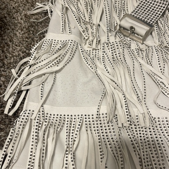 Sparkle Rhinestone Fringe Skirt - Picture 5 of 5